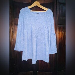 Talbots Light‎ Blue Knit Women's Sweatshirt